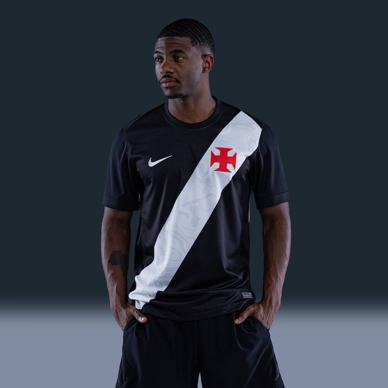 Camisa Vasco da Gama I 26/27 - Torcedor Nike Masculina - Preta