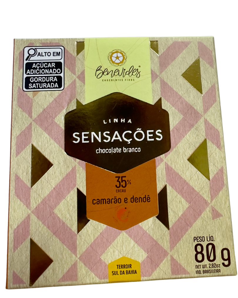 35% cacau com Camarão e Dendê