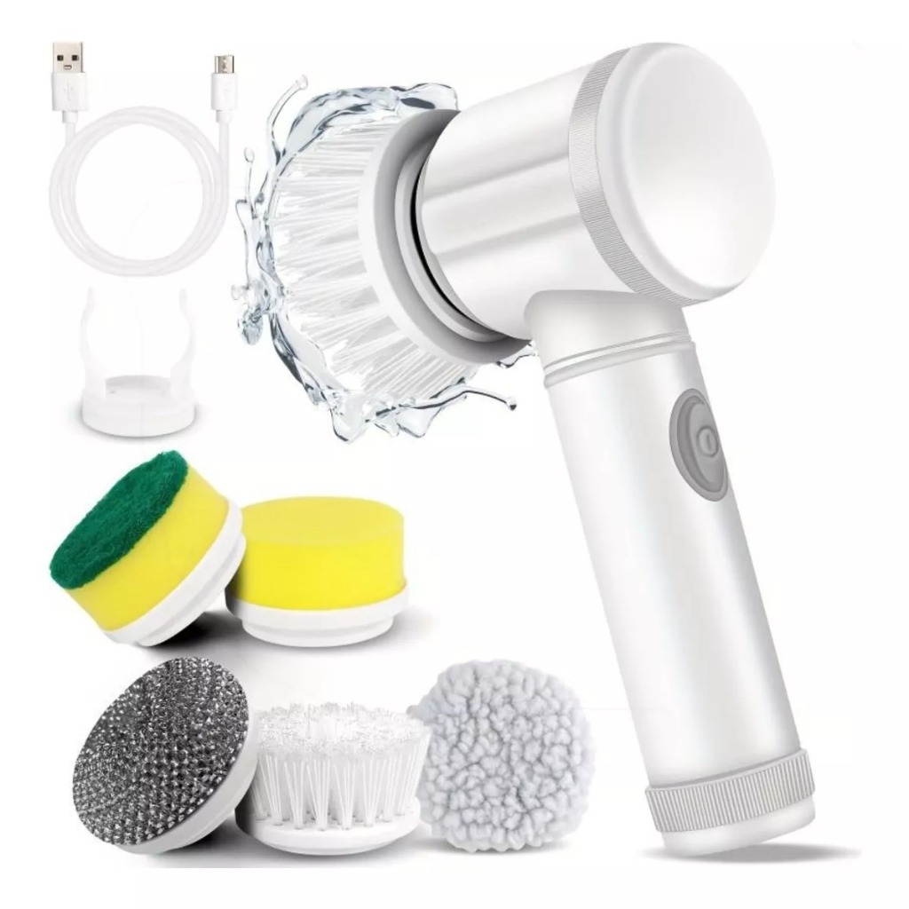 Escova de Limpeza 5 em 1 Sem Fio