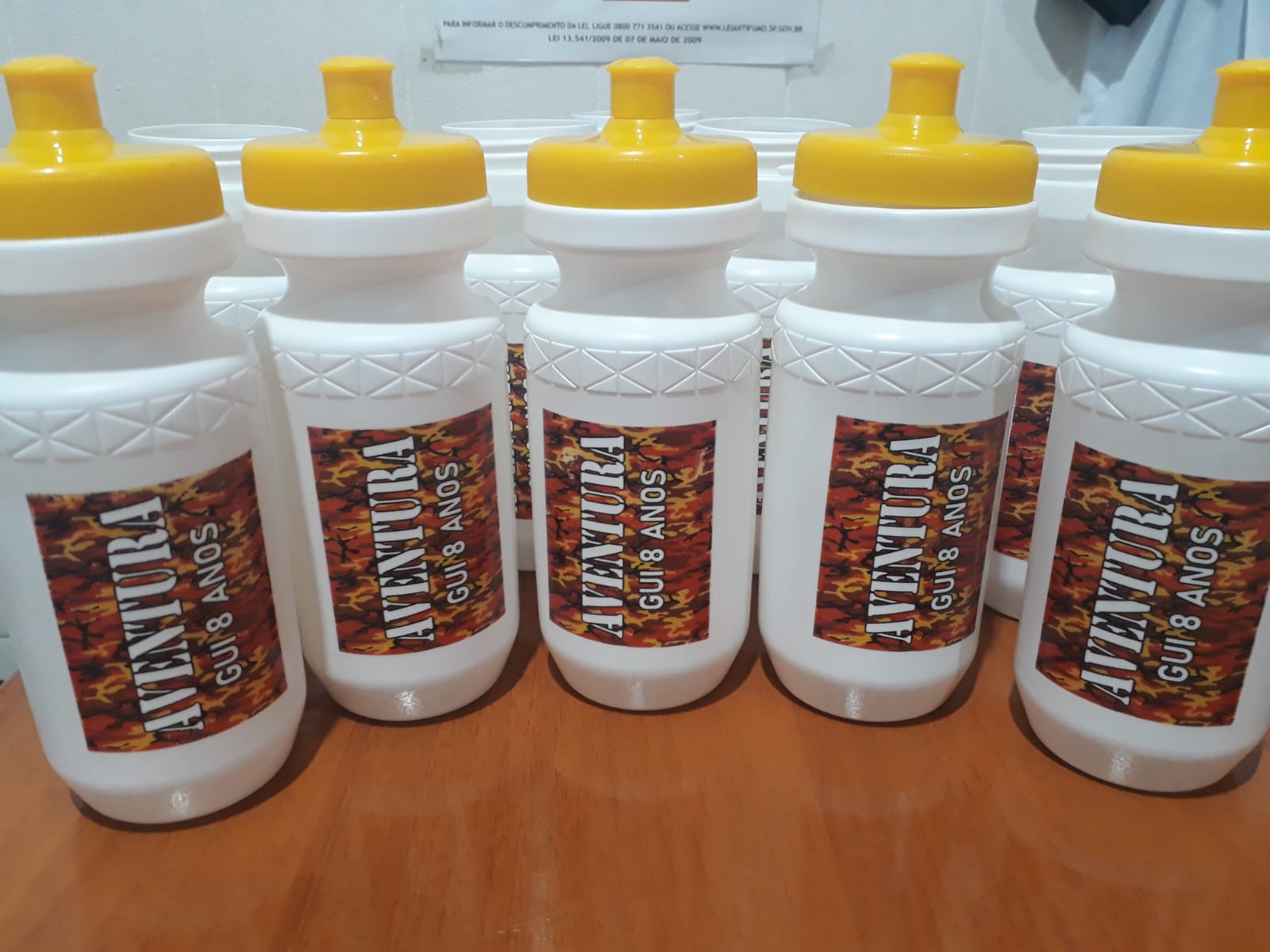 Squeeze de Plástico Branco Personalizado