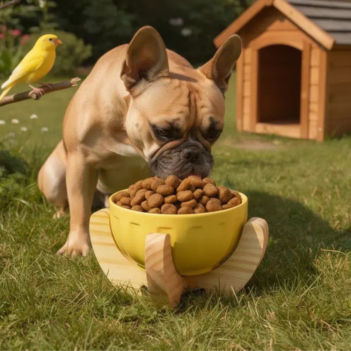 Bebedouro Comedouro Duplo Elevado Gato Cachorro Ração E Água 620ml