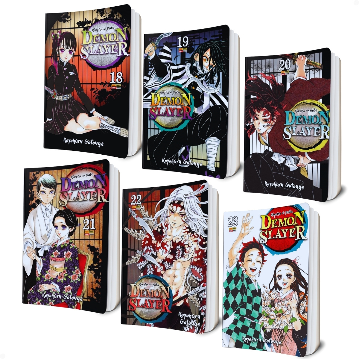 Demon Slayer, Kimetsu No Yaiba | Mangá Volume 18 Ao 23 - KIT Temporada Final