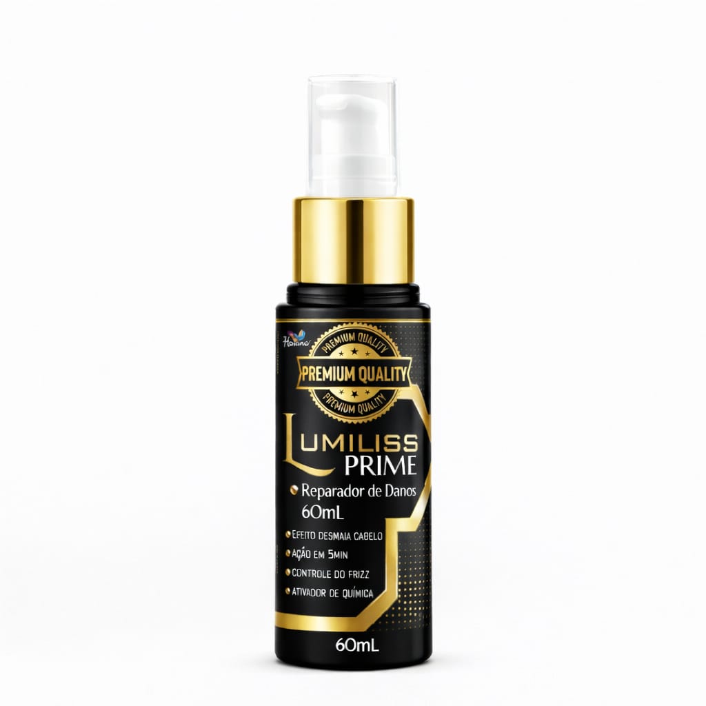 Lumiliss Prime 60mL: Reparador de Danos e Efeito Desmaia Cabelo