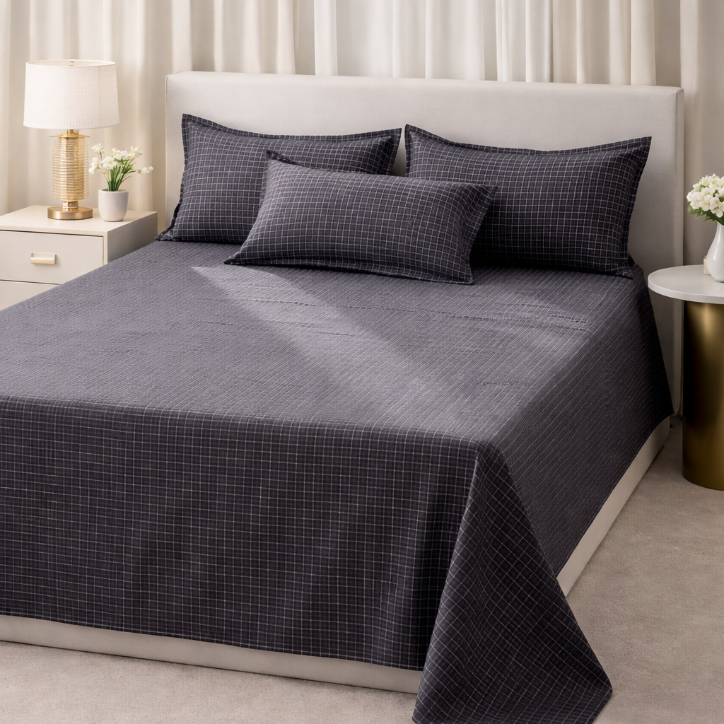 Lençol Lavado Estampado 300 fios / S Fronhas - 100% Poliéster