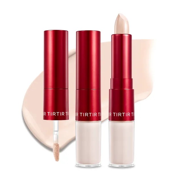 Corretivo facial de alta cobertura com efeito blur TIRTIR Glide & Hide Blurring Concealer 8g