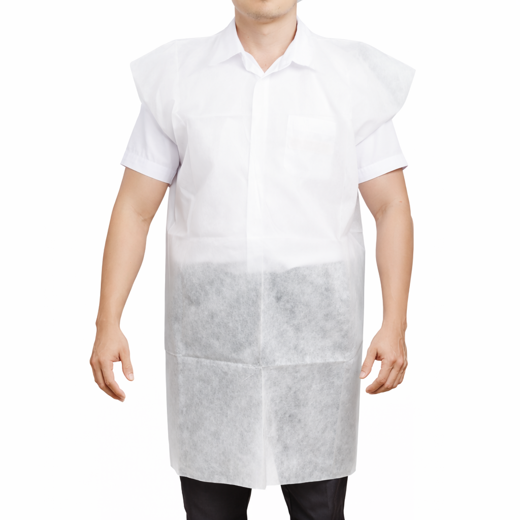 Avental Descartável Sem Manga - Pacote com 10 unidades