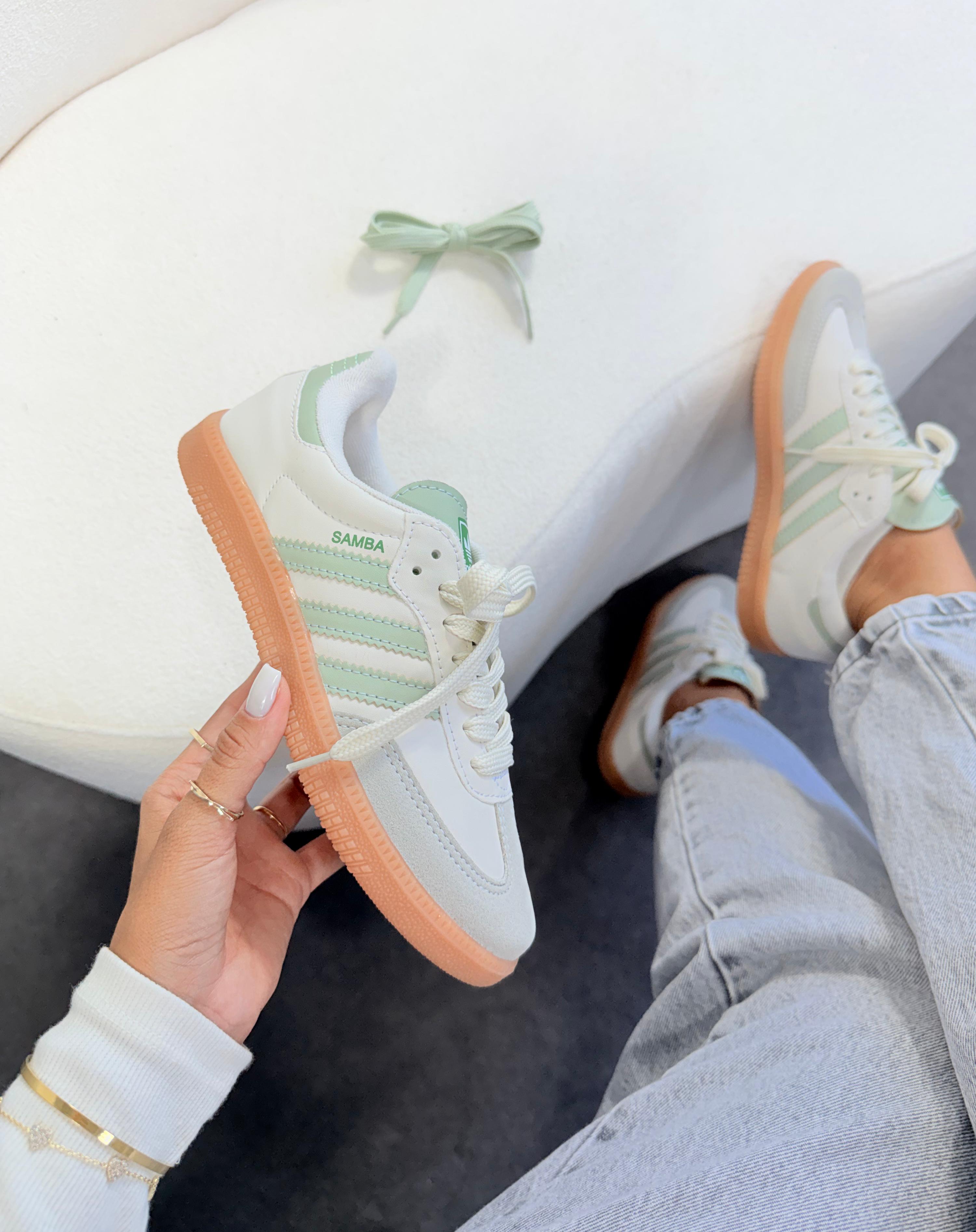 SAMBA OG - OFF WHITE/VERDE