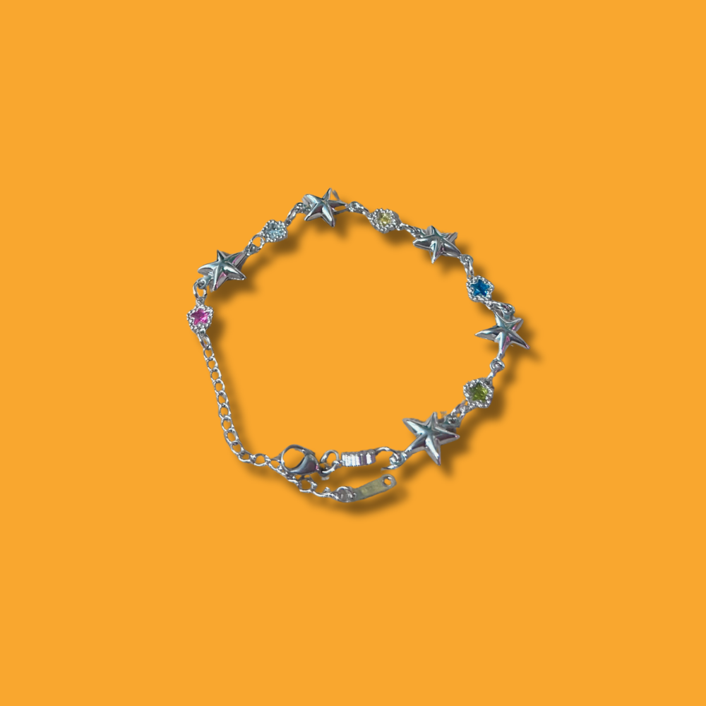 Pulseira Inox Estrelas