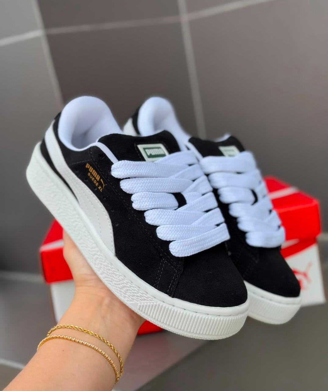 Puma Suede Preto ATACADO 69,90