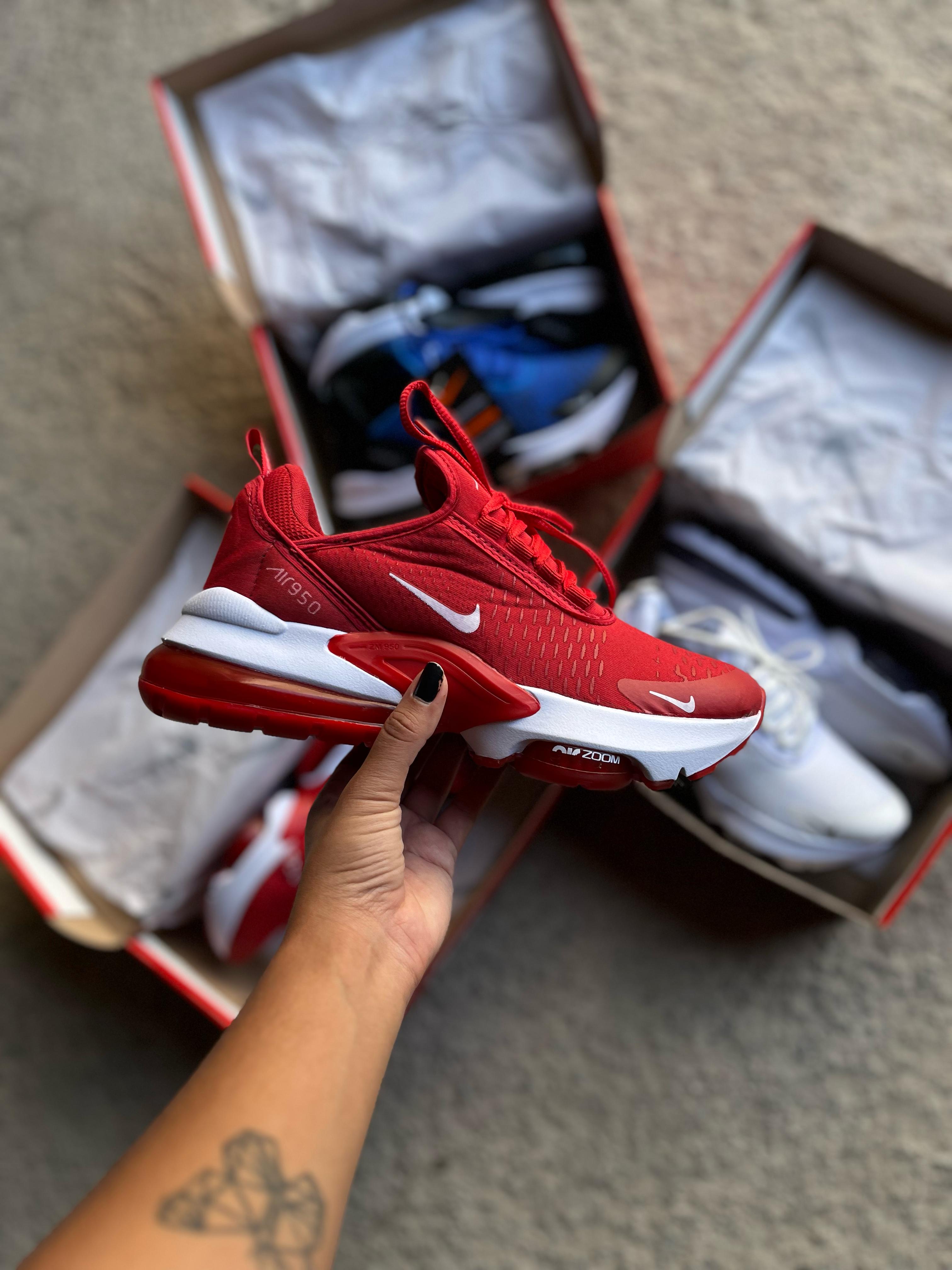 Air Max 950 Vermelho ATACADO R$79,90