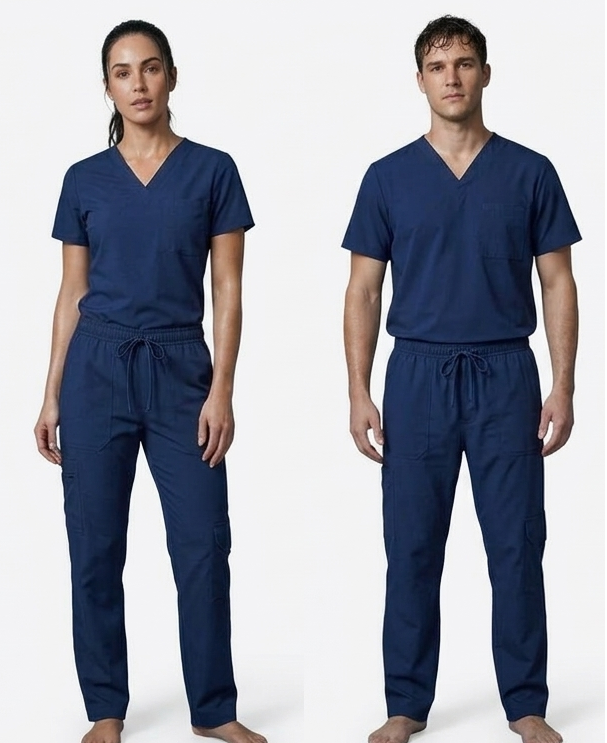 Kit 20 Conjuntos Scrubs Profissionais Coloridos | Empresarial