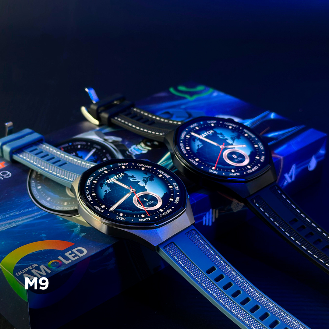 Smartwatch Microwear M9 AMOLED com GPS Independente, ChatGPT e Ligações Bluetooth