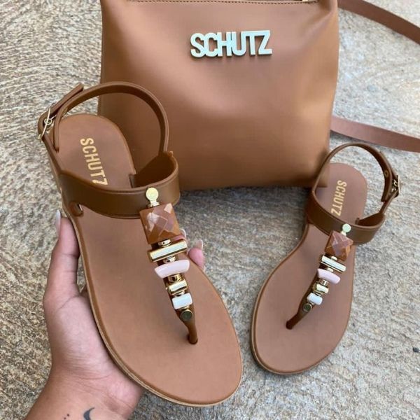 Kit Feminino Sandália + Bolsa-Promoção Relâmpago