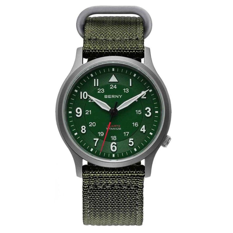 Relógio Berny T2596MS-B | Quartz Titânio
