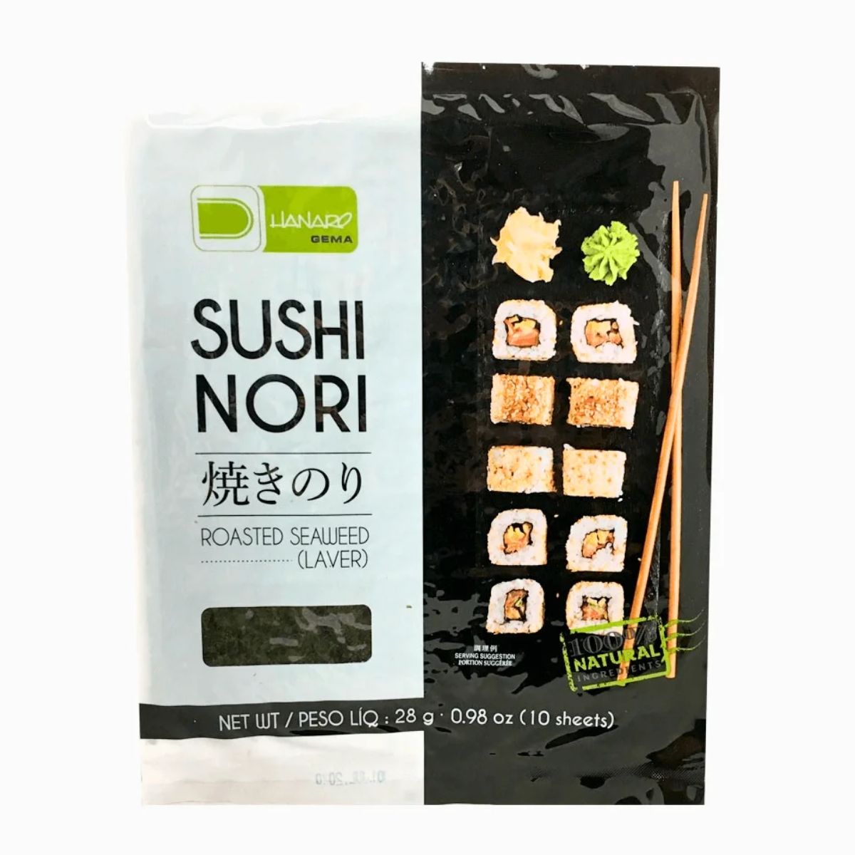 Alga Nori para Sushi 28g