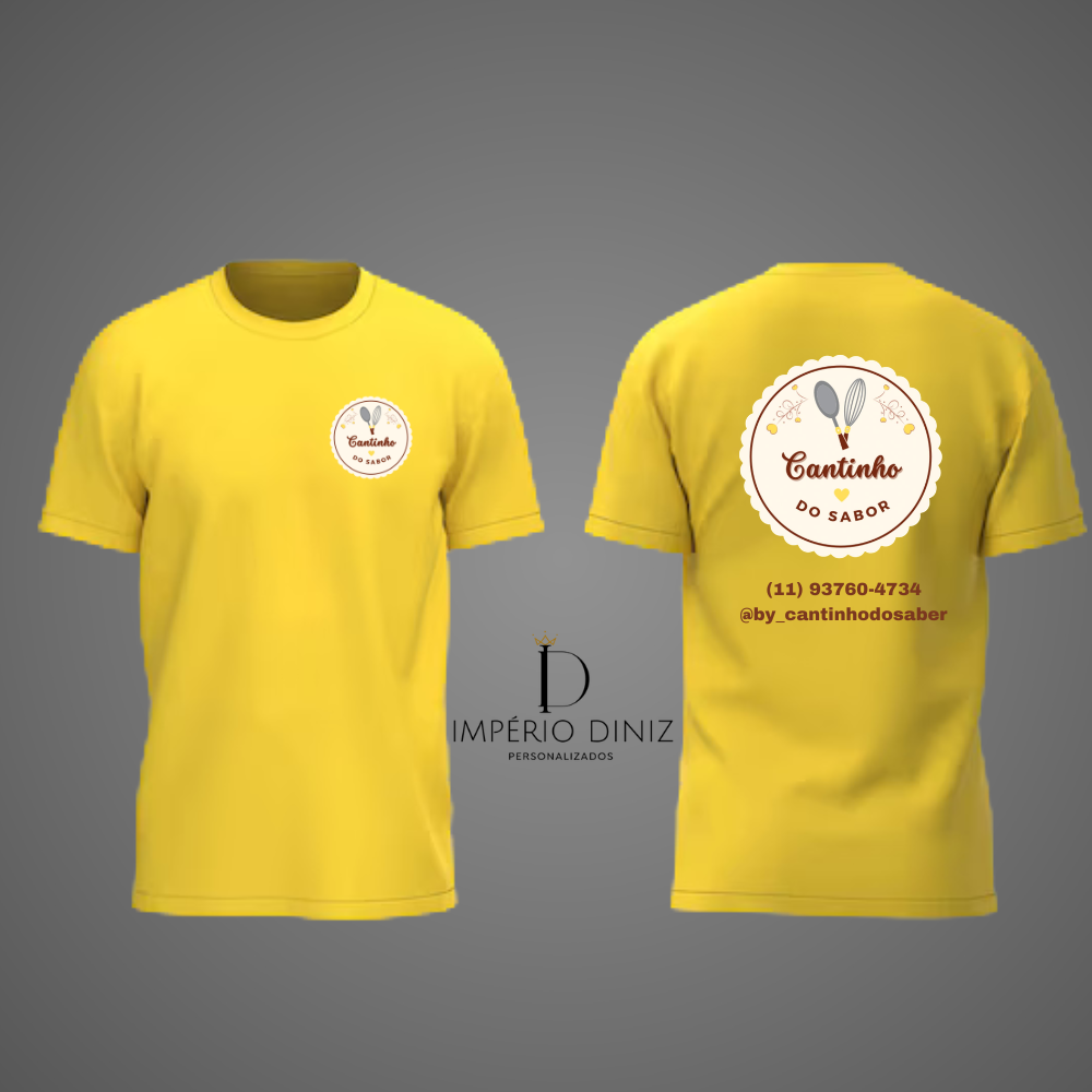 Kit 10 Camisetas Personalizada com sua logo 100% algodão
