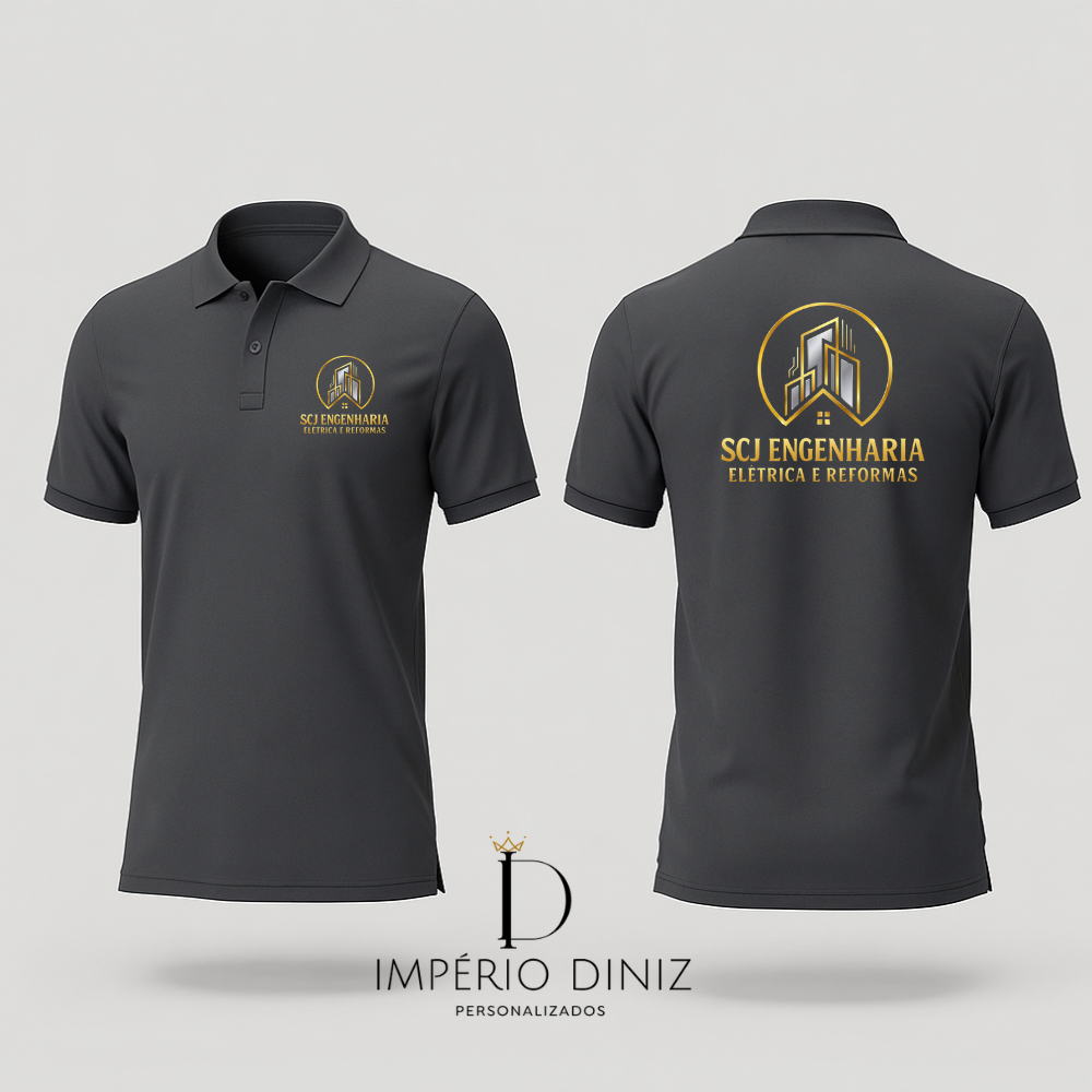Kit 10 Polos Personalizadas Com logo