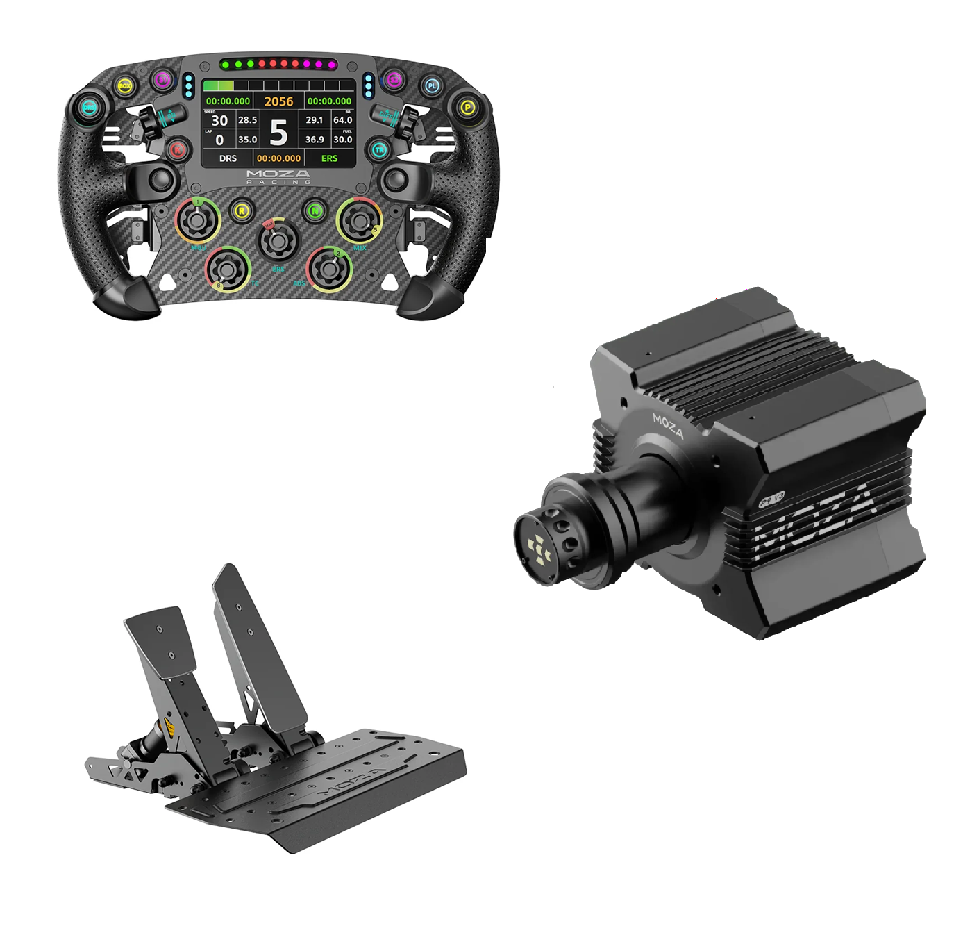 Kit Moza FSR2 + Base R9 V3 + Pedaleira SR-P