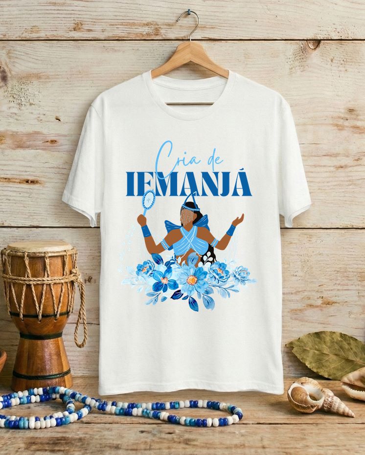 Camiseta Cria de Iemanjá - Algodão 100% Premium