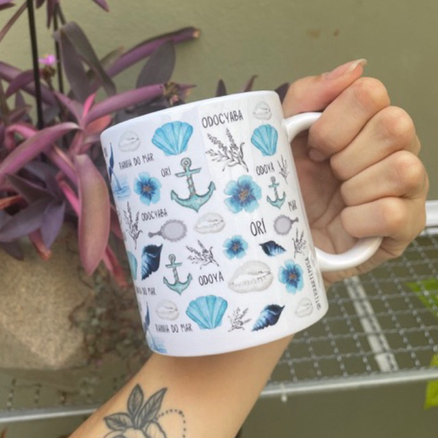 Caneca Cerâmica - Yemanjá/Iemanjá