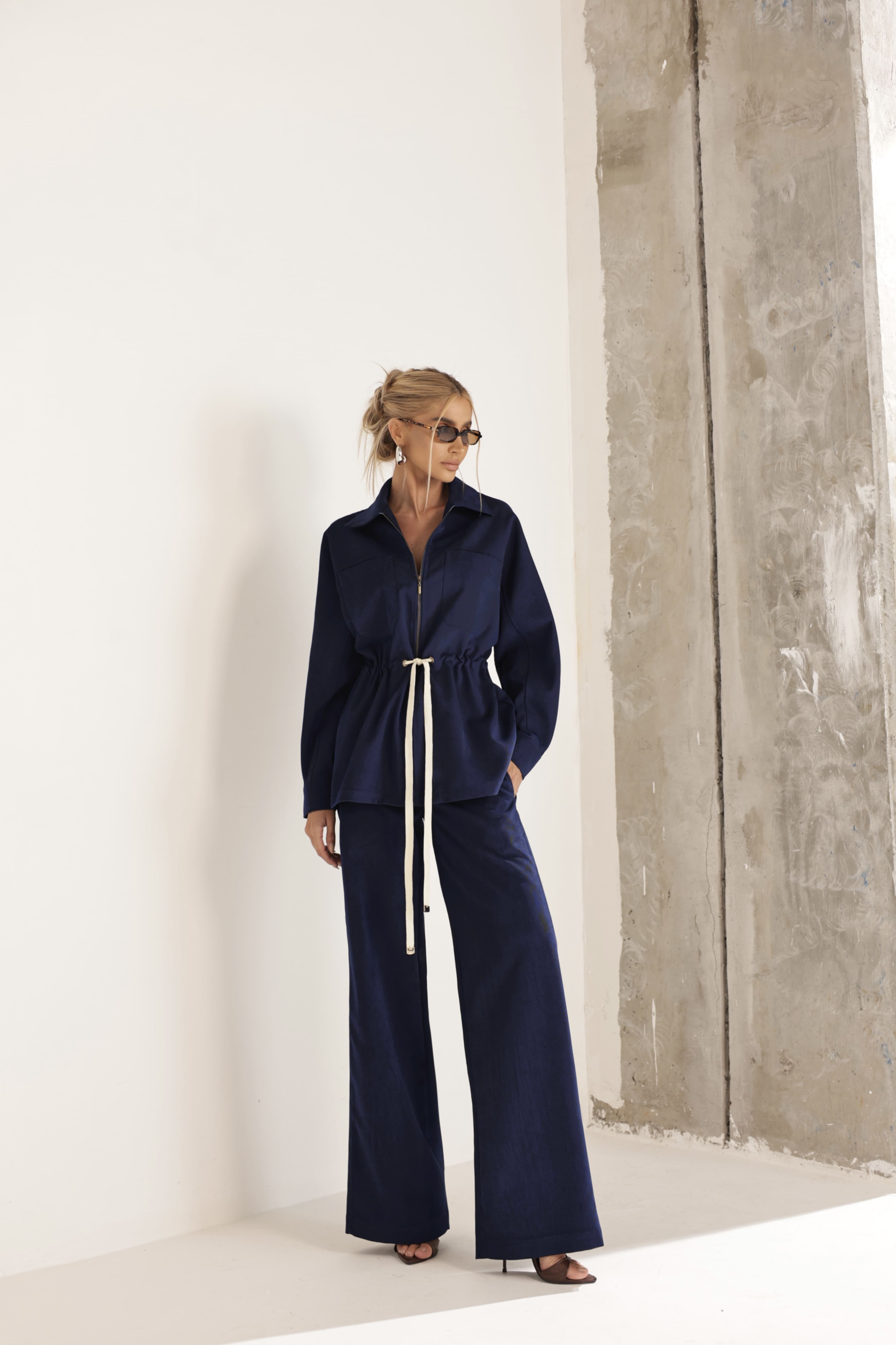 CONJUNTO PARK VELUDO - AZUL