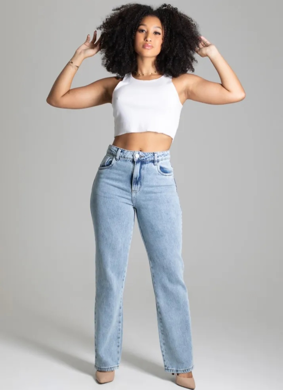 Calça Jeans Sawary Reta