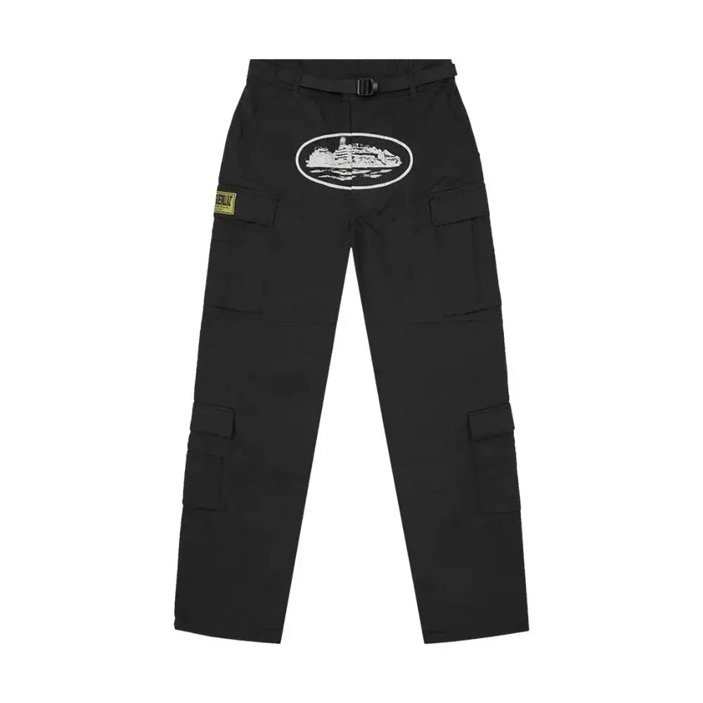 Calça Corteiz Cargo 5 Starz Special Edition Guerillaz "Black"