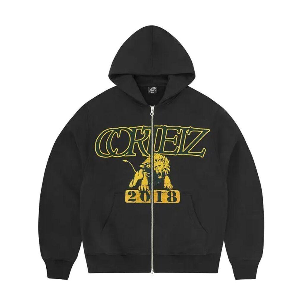 Moletom Corteiz Lion Varsity Open Hem