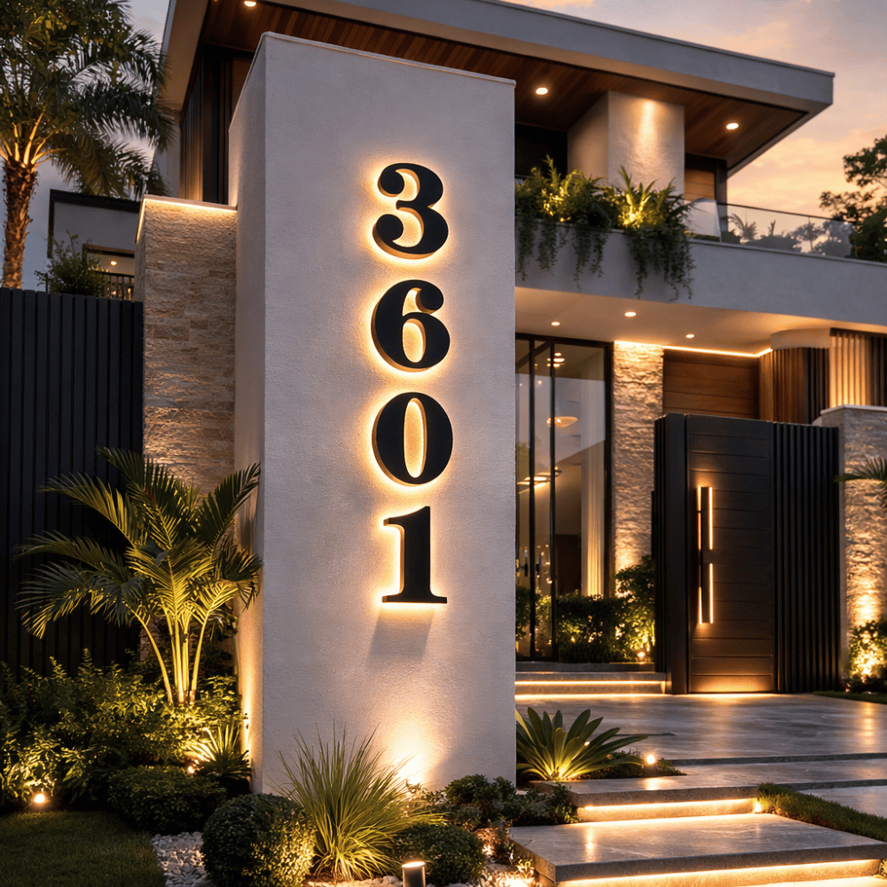 Número residencial, número para casa, números fonte especial 30cm