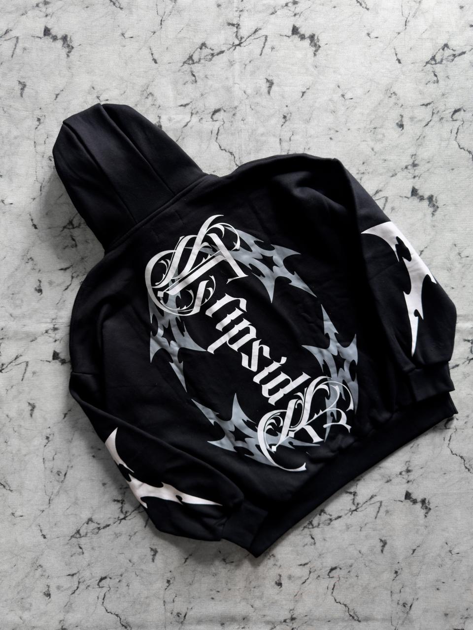 MOLETOM CANGURU TRIP SIDE "TRIBAL" - PRETO