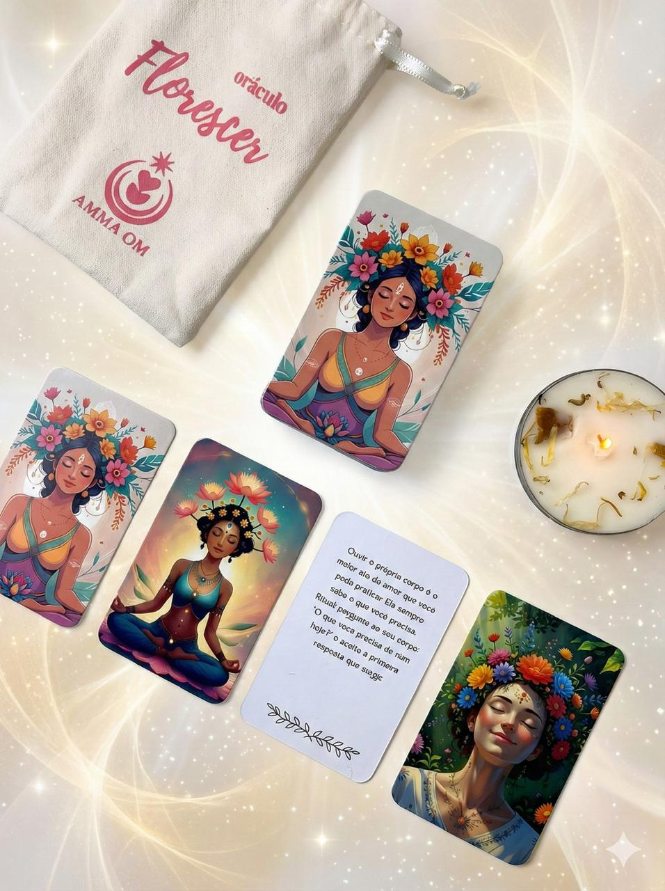 Oráculo Florescer   40 Cartas de Mindfulness e Presença