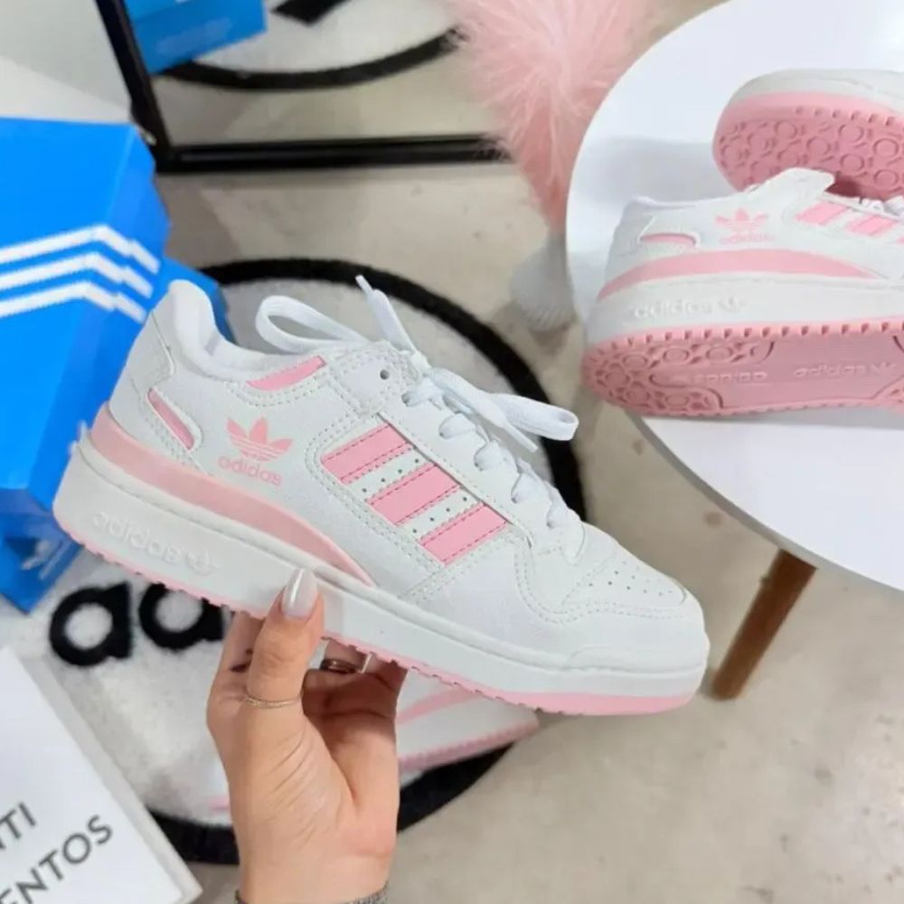 Tênis Forum Low 84 ADV - Rosa