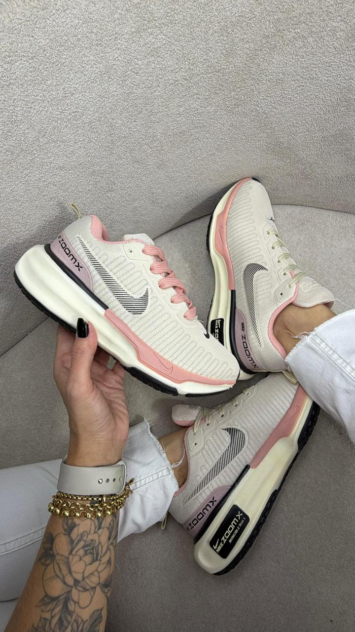 Tênis Nike Zoom X Feminino Rosa/Bege   Conforto, Estilo e Moda Street