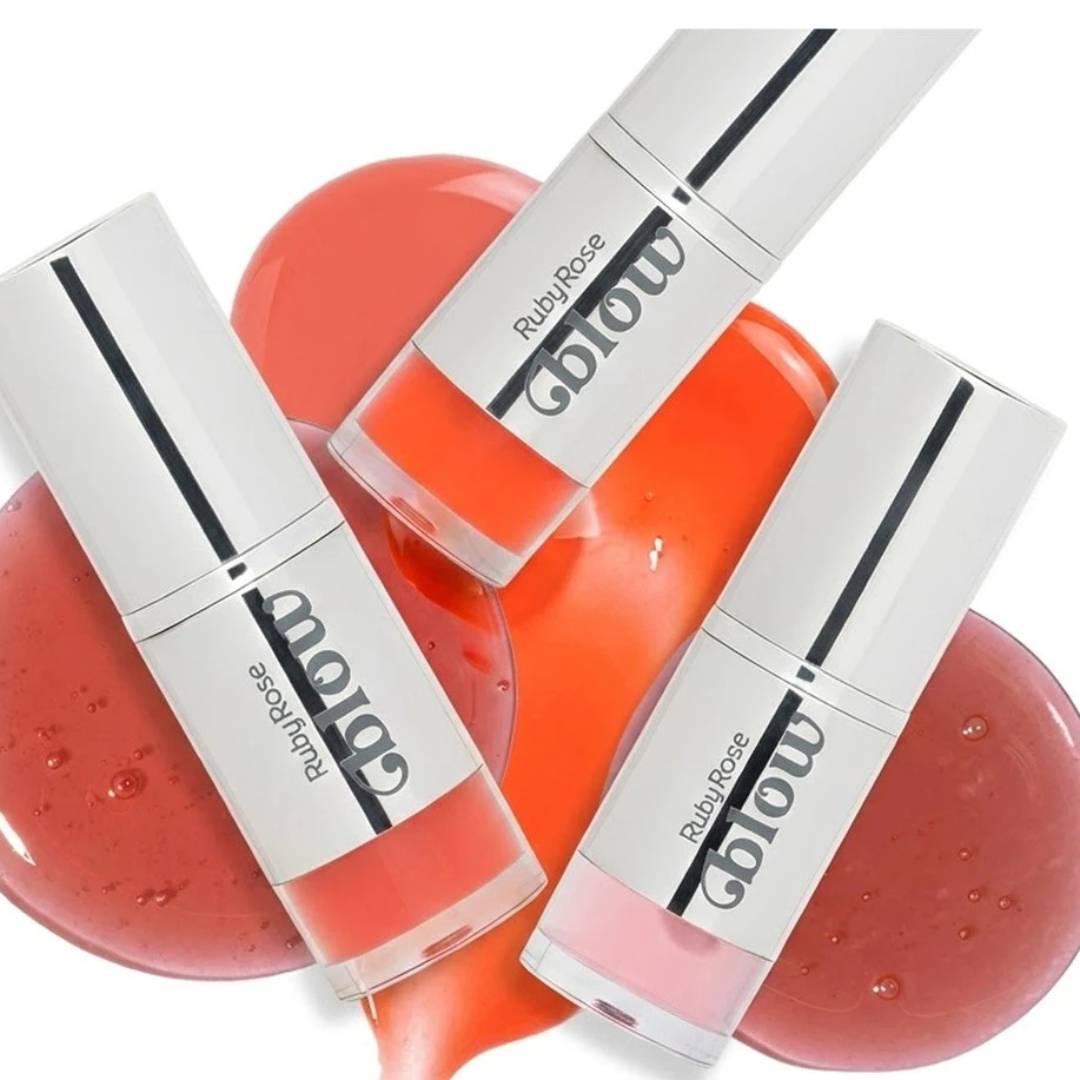 Lip Oil Glow Theory Ruby Rose Blow Hidratação e Brilho Espelhado