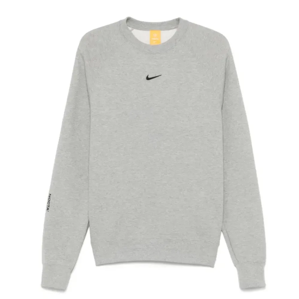 NOCTA x Nike Moletom Crewneck CS Fleece Dark Grey Heather Matte Silver