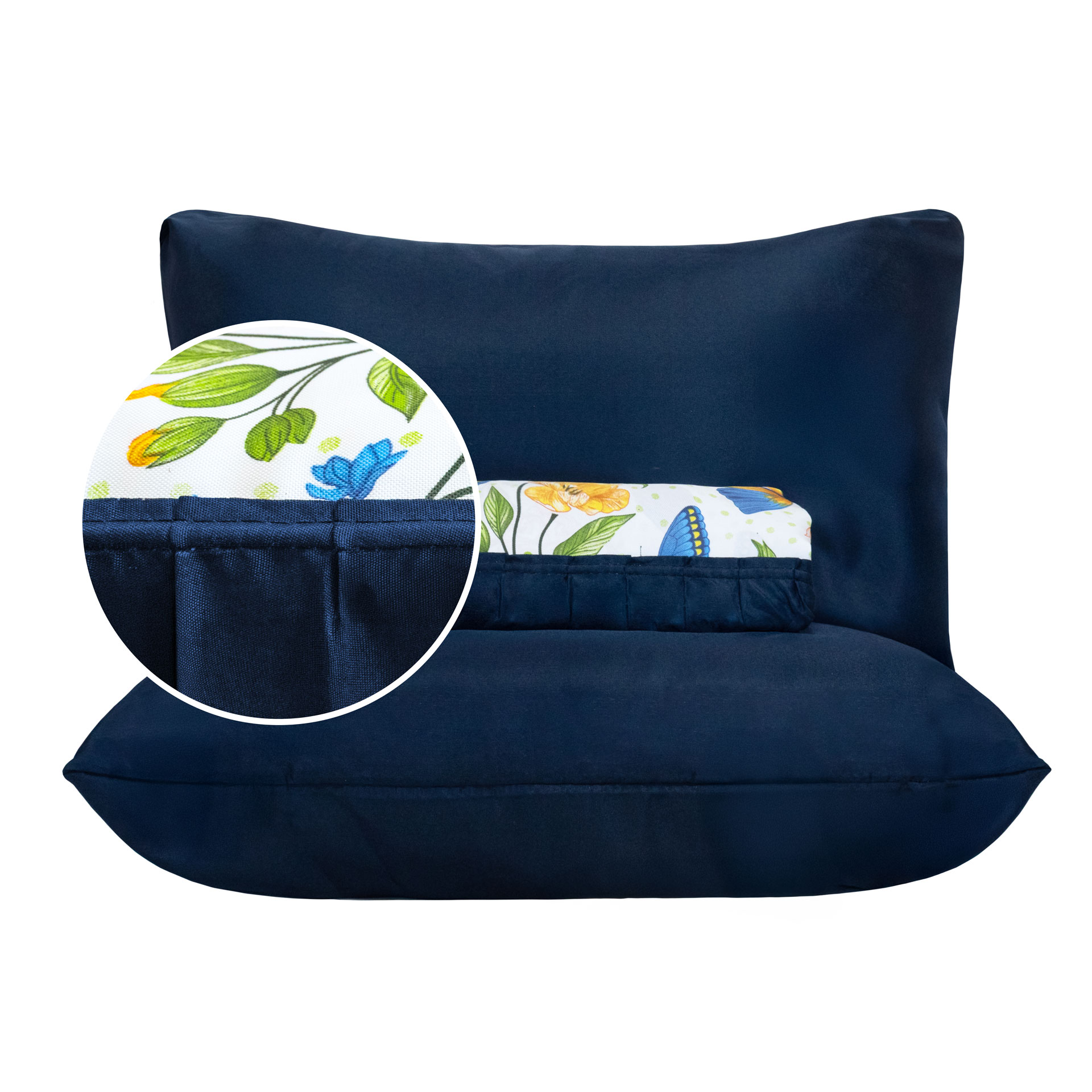 Colcha Casal 03 Peças Colcha Estampada Oxford com 2 Porta Travesseiros