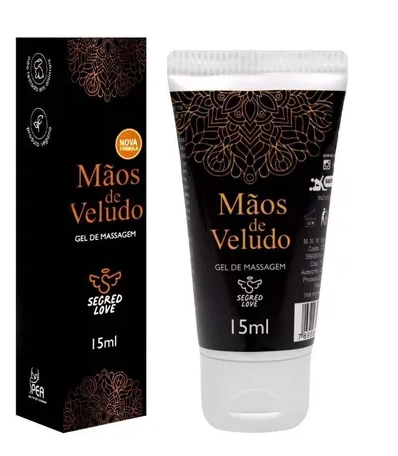 MÃOS DE VELUDO GEL PARA MASSAGEM 15ML - SECRED LOVE