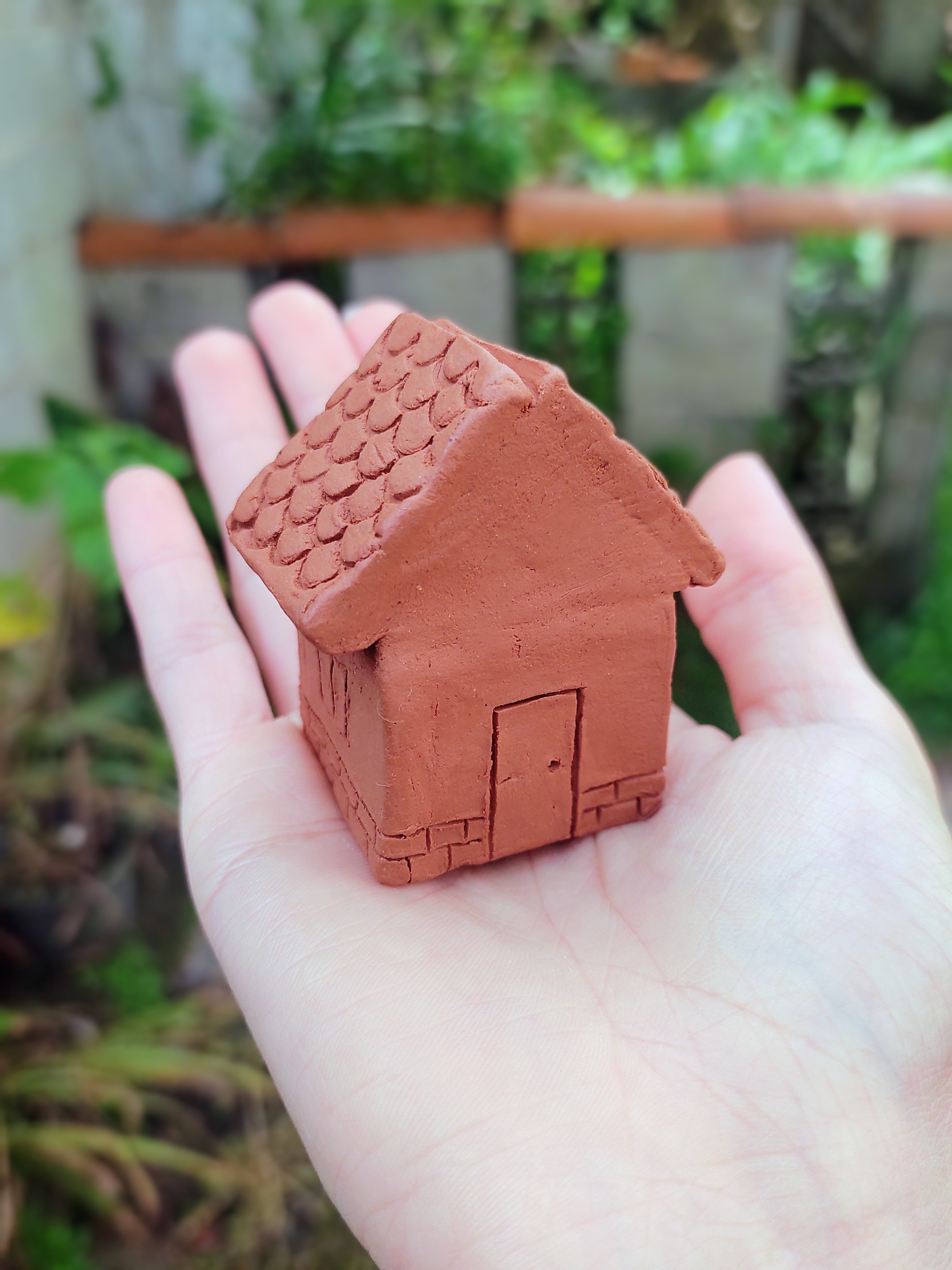 Miniatura casinha de barro | Temolda