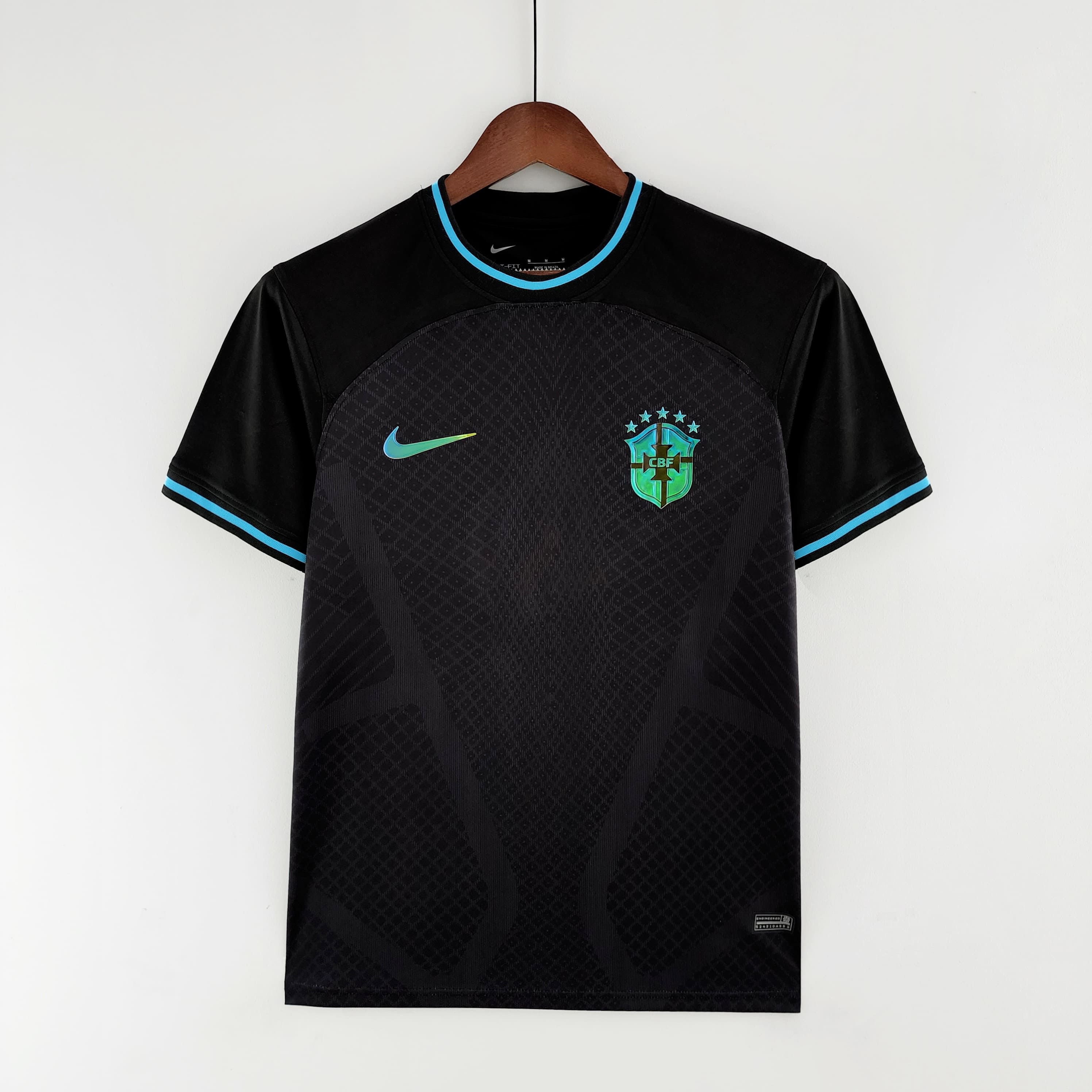 Camiseta Seleção Brasil Preta   Edição Premium 2024 Nike Masculina Torcedor Oficial