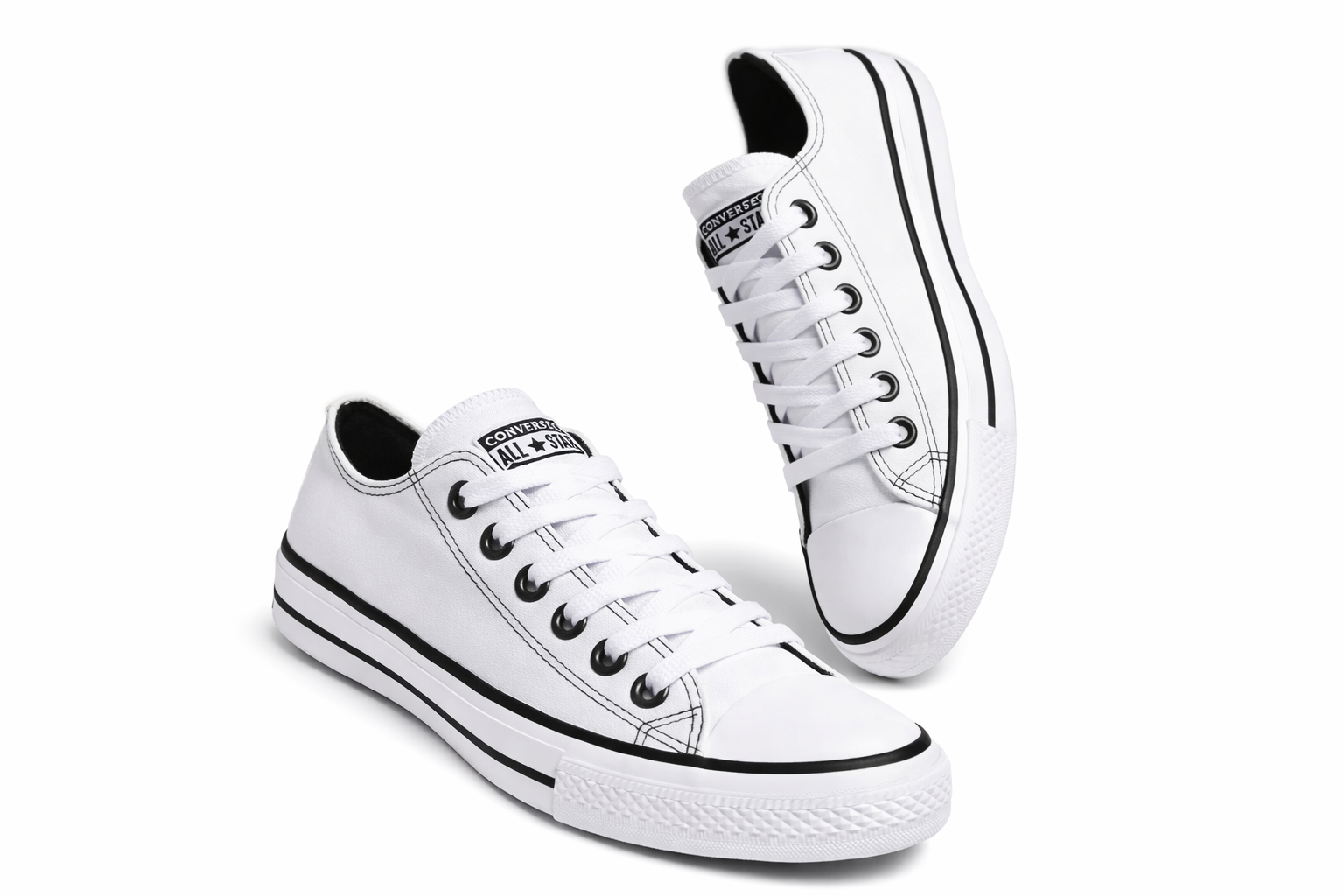 Tênis Star Branco couro