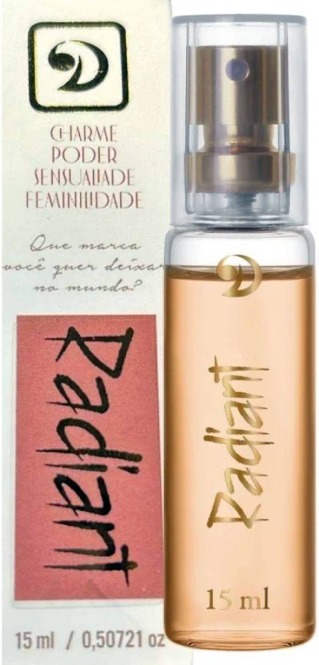 Perfume de Bolsa Feminino Sensual - Eau de Toillete Radiant 15ml - Dokmos