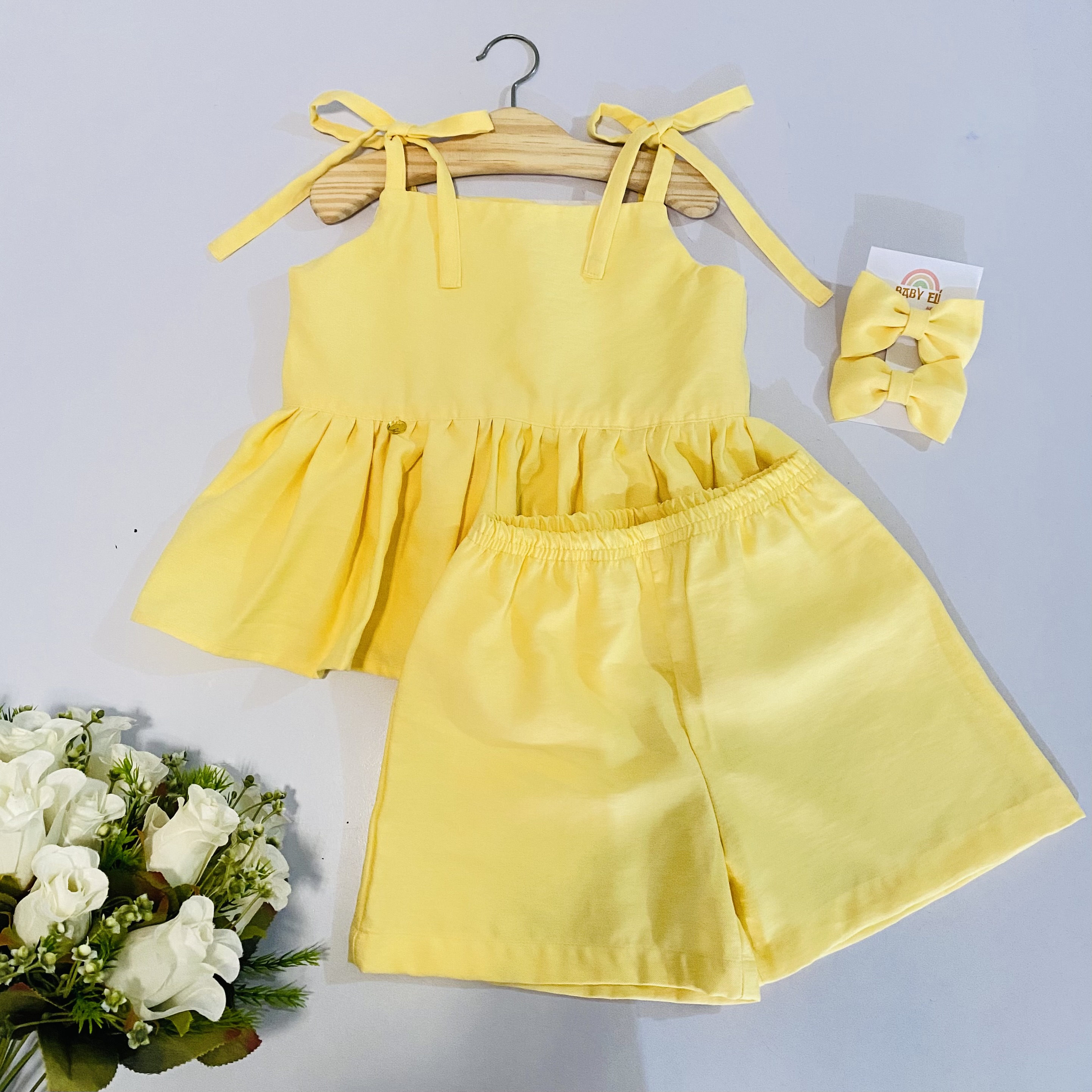 Conjunto Zoe / Amarelo Manteiga