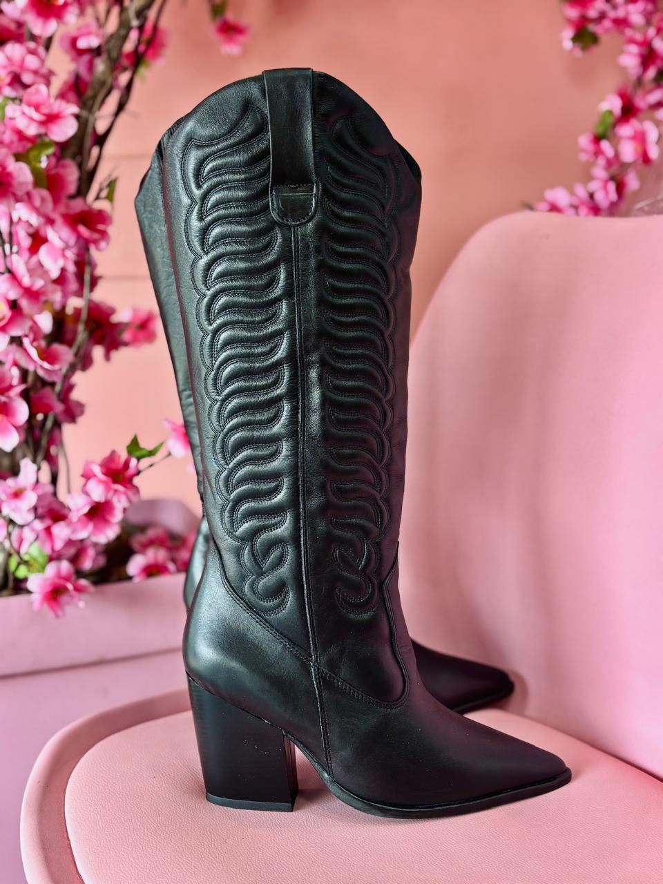 BOTA WESTERN COURO LEGÍTIMO