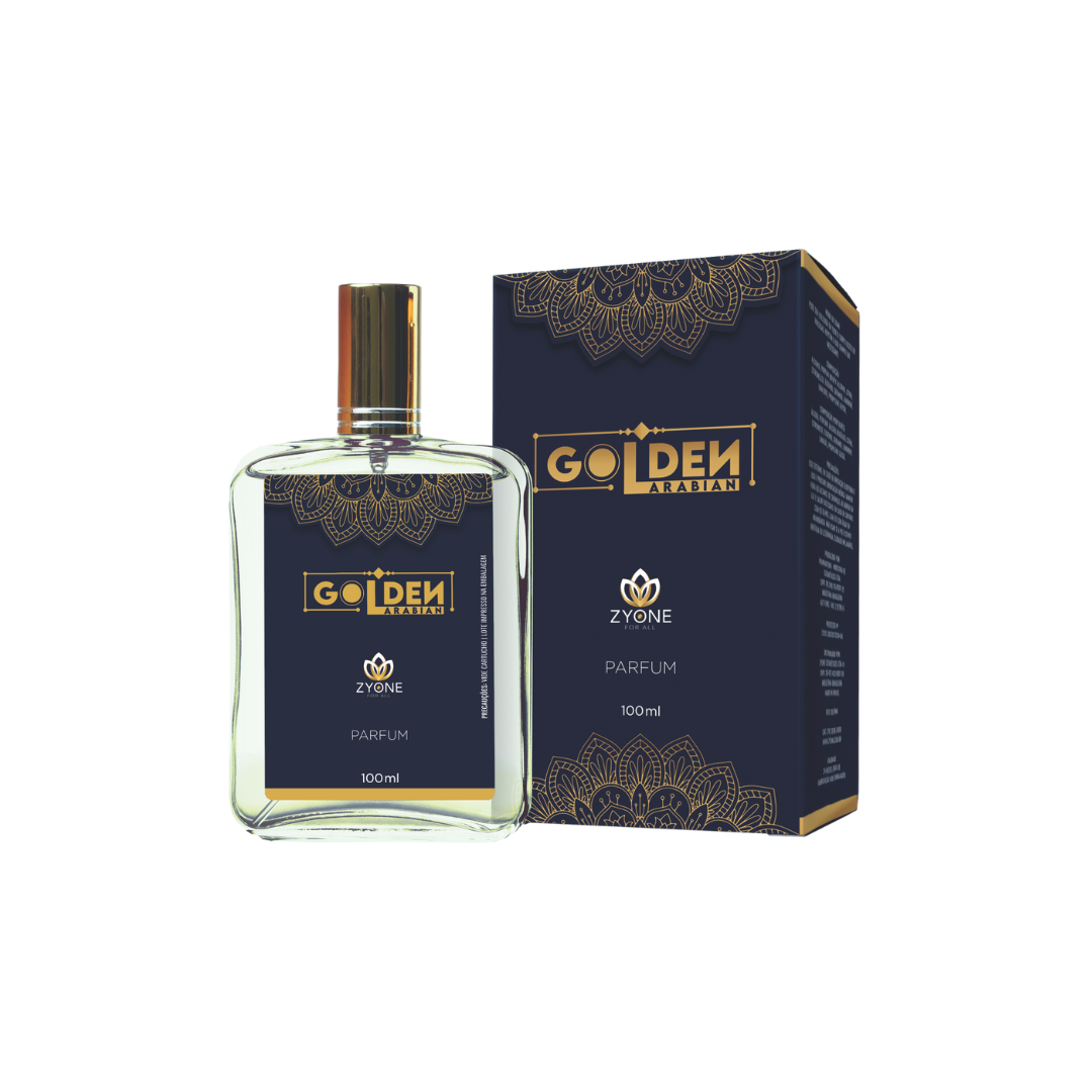 Perfume Árabe GOLDEN | Unissex | 100ml, 28ml e 10ml