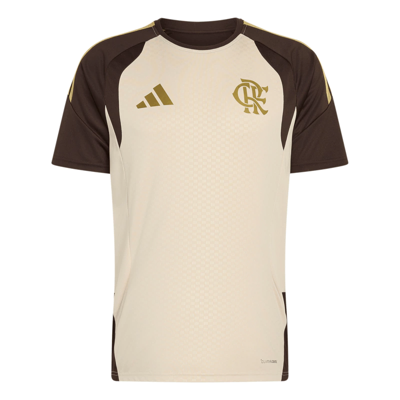 Camisa Flamengo Treino 26/27 Marrom Claro