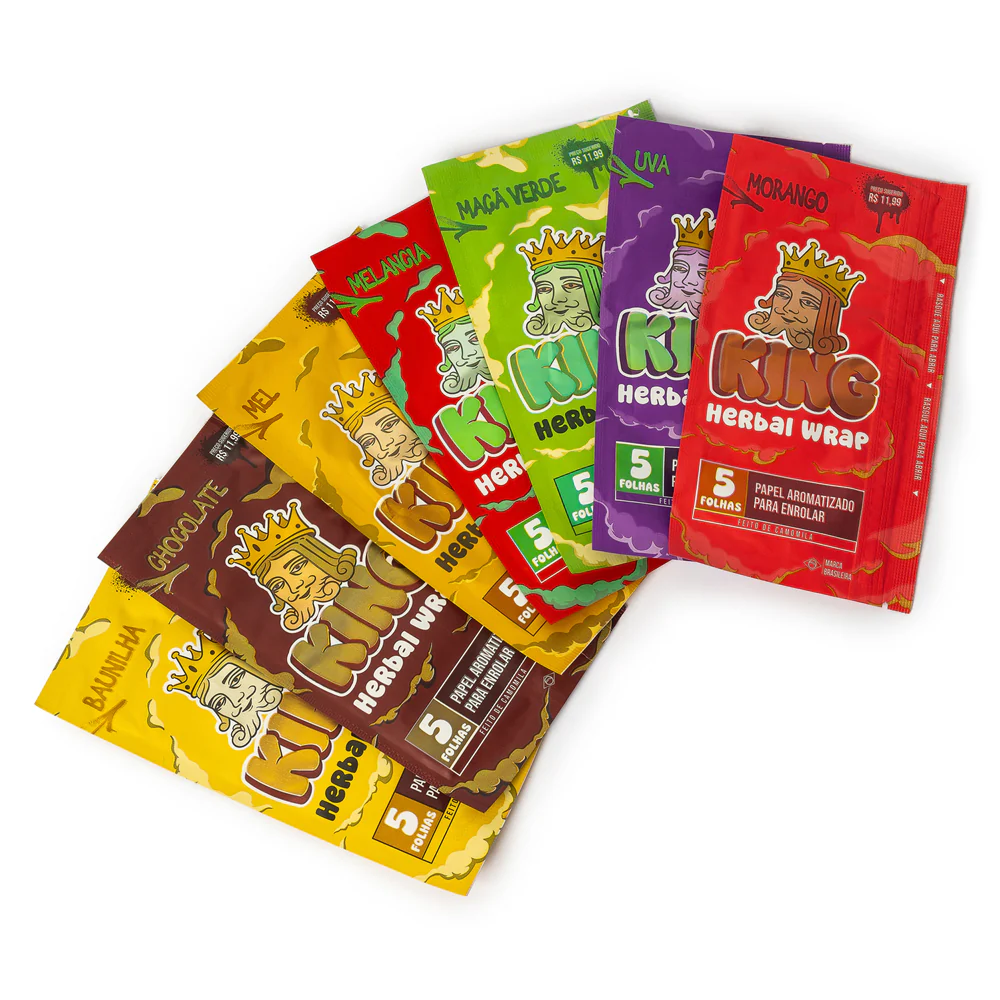 Blunt King Herbal Mix Sabores Variados (Sem Tabaco)