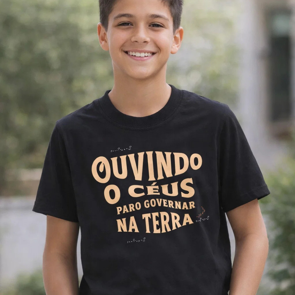 Camiseta Código do Céu | Coleção Declare e Profetize