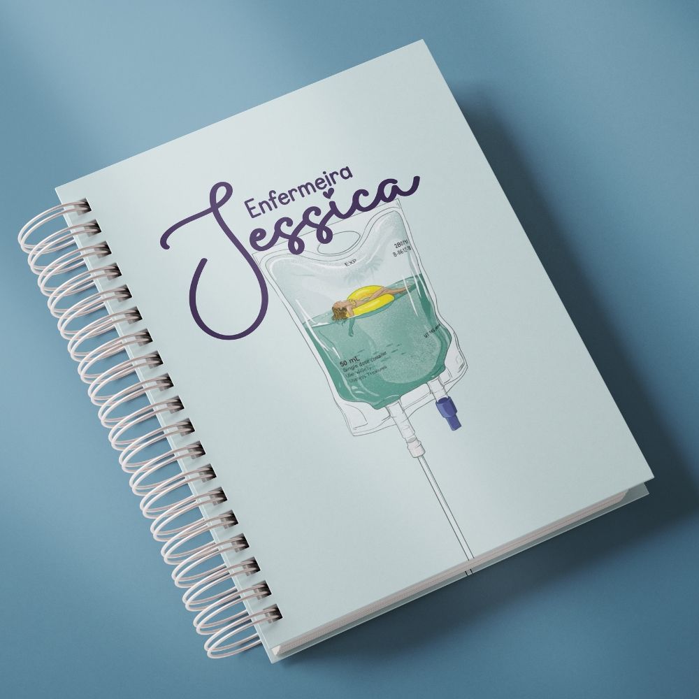 Enfermagem - Caderno personalizado
