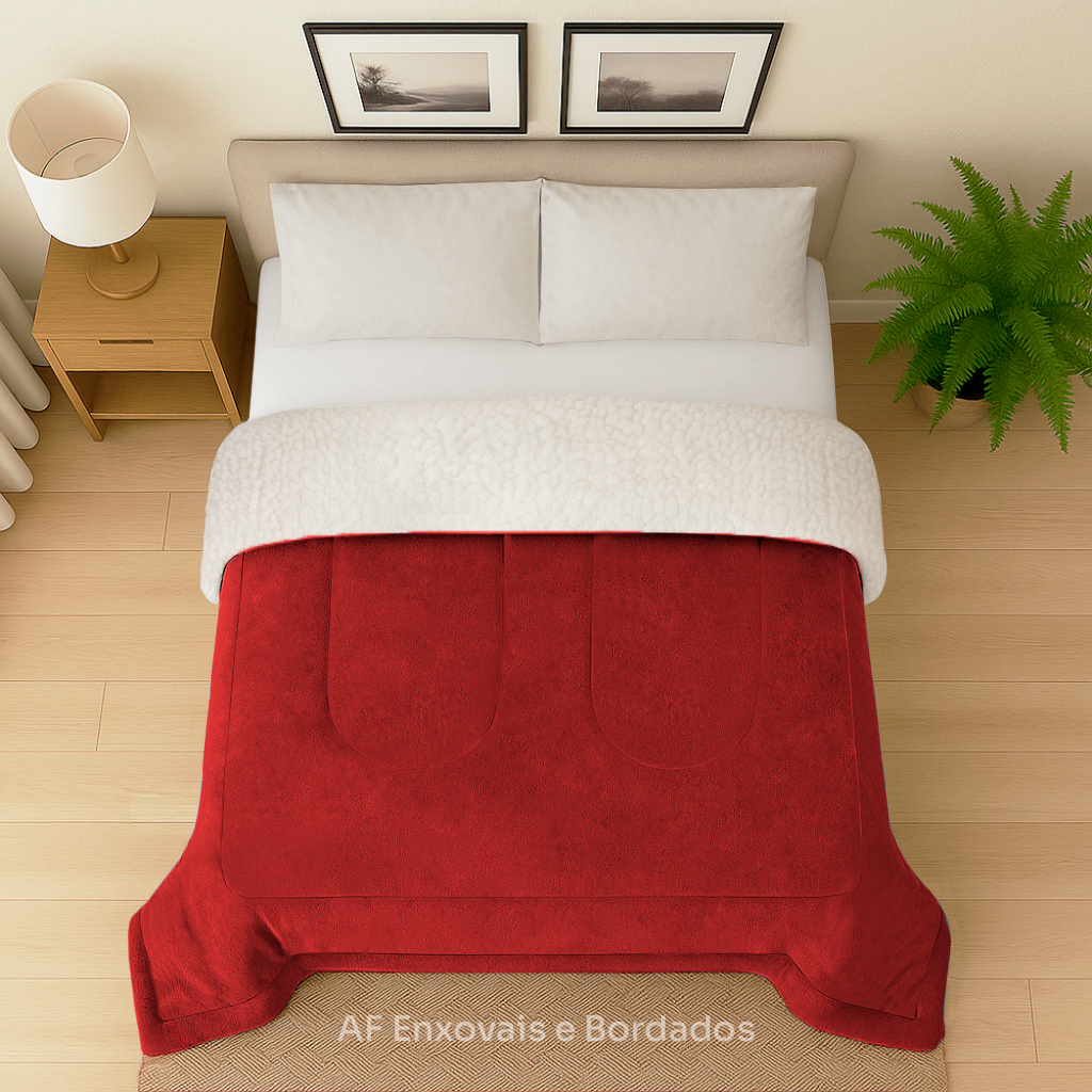 Coberdrom Casal Queen Quente 2,20x2,40 Inverno Frio