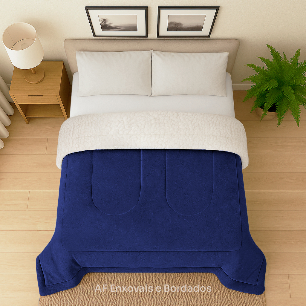 Coberdrom Quente Casal Queen 2,20x2,40 Inverno Frio
